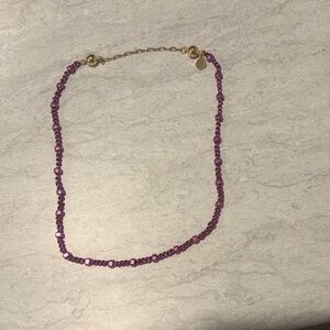 Never Worn Chic Purple Beaded Necklace